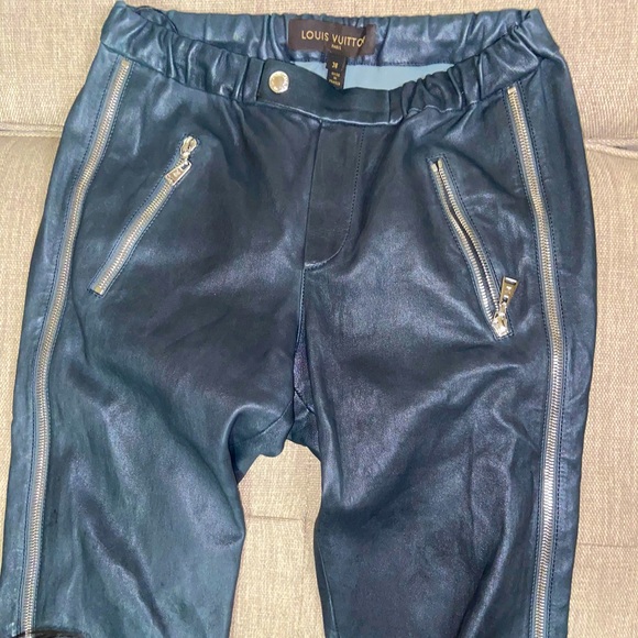 How Does Louis Vuitton Print On Leather Pants